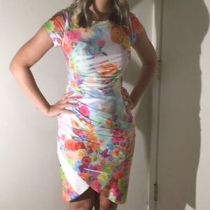 Purple Rain Floral Dress